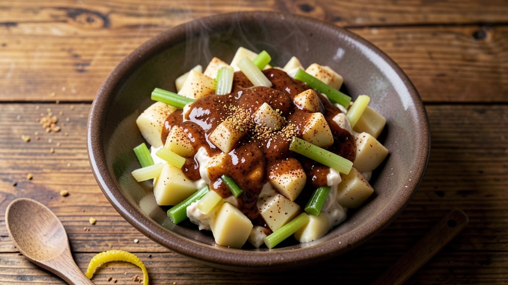17th Street BBQ Potato Salad Recipe: Smoky Mustard-Caramelized Crunch with Celery Bites