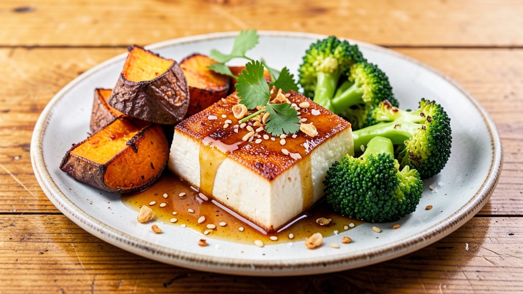 Tofu Sweet Potato Broccoli Recipe: Umami-Roasted Crunch With Silken Texture
