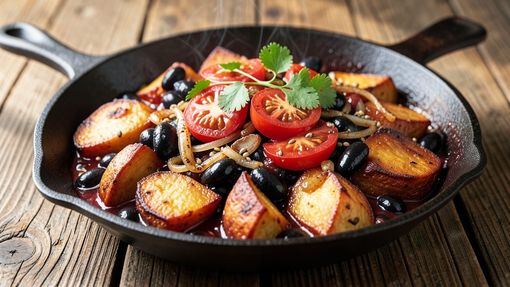 Sweet Potato Chile Recipe: Smoky Spiced Roast with Charred Tomato Depth
