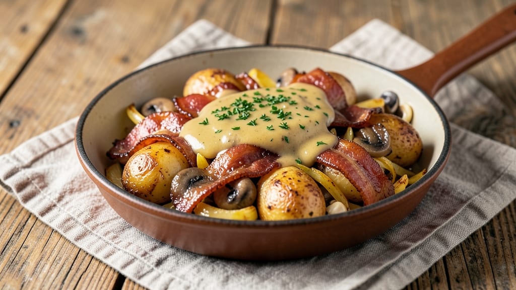 Bacon Mushroom Potato Hash Recipe: Crispy Edges, Fluffy Centers One-Pan