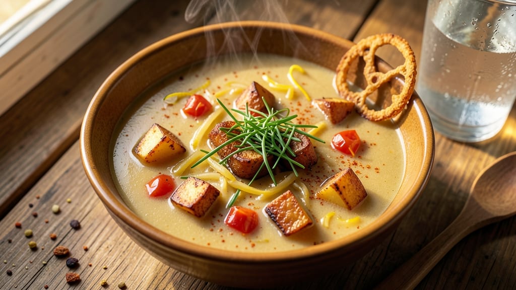 Baked Potato Soup Recipe No Heavy Cream: Silky Smooth With Roasted Potato Depth
