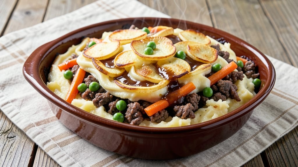 Beef and Potato Shepherd's Pie Recipe: Crispy Top, Savory Mashed Heart