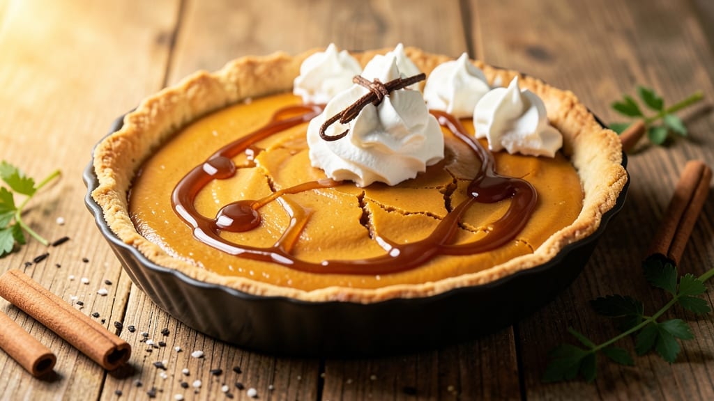 Vanilla Bourbon Sweet Potato Pie Recipe: Boozy Spice and Creamy Custard Bliss