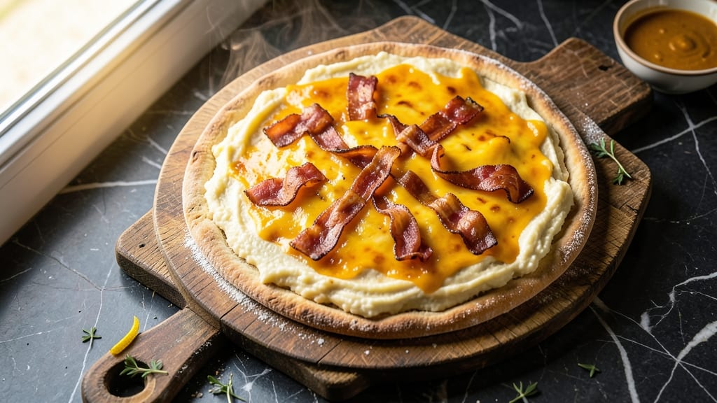 Bar Mashed Potato Pizza Recipe: Crispy Crust, Loaded Topping Combo