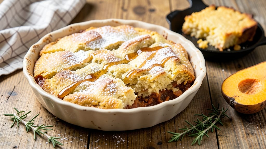 Sweet Potato Pie Cornbread Recipe: Spiced Crust Over Silky Filling Magic
