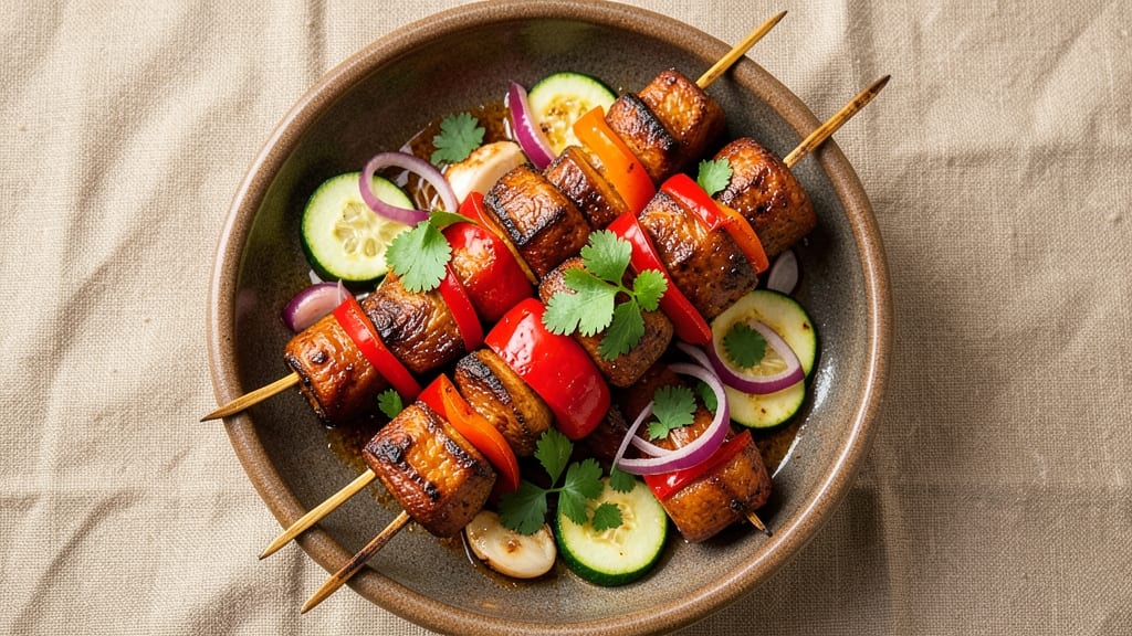 Sweet Potato Kabobs Recipe: Grilled Caramelized Sweetness With Smoky Cilantro-Lime Zing