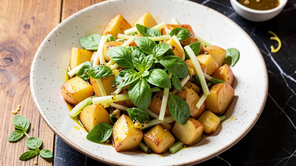 Basil Potato Salad Recipe: Herb-Infused Brightness With Crisp Celery Bites