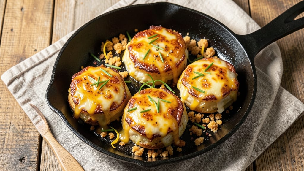 Baked Potato Cakes Recipe: Crispy Mustard-Crusted Bites With Fluffy Centers