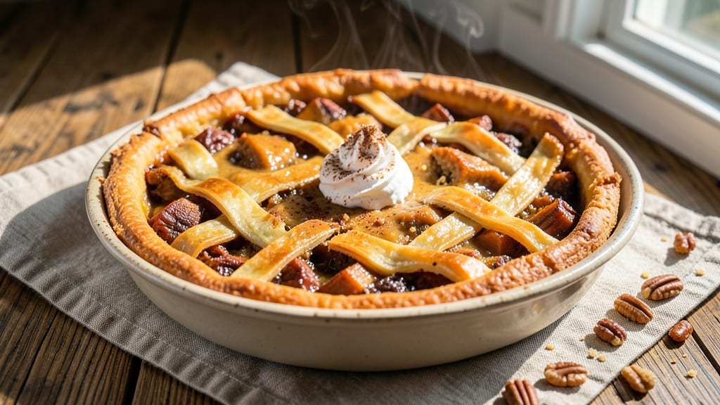 Sweet Potato and Yam Pie Recipe: Caramelized Topping, Spiced Custard Bliss