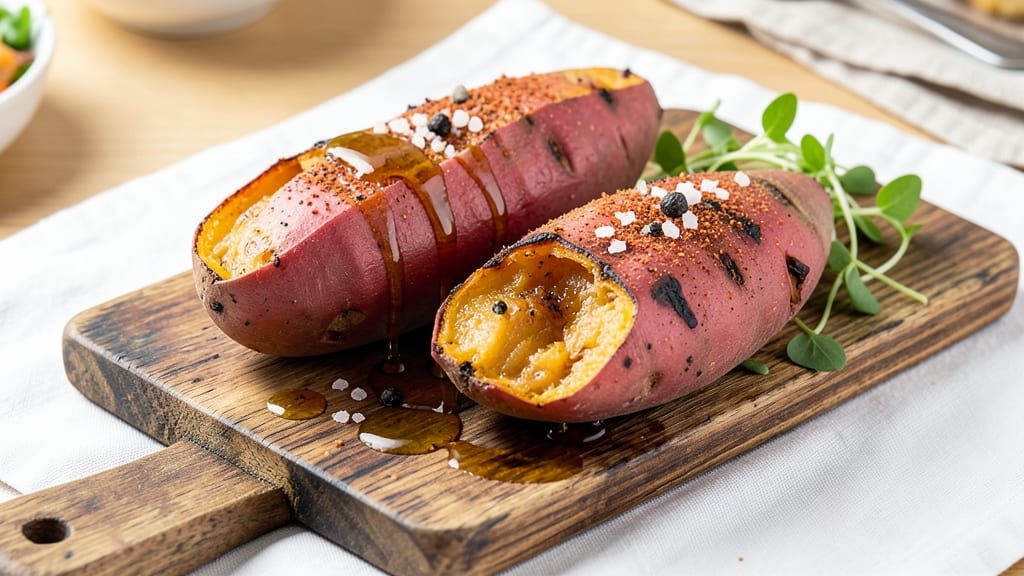 Baked Sweet Potato on Grill Recipe: Smoky Char and Caramelized Sweetness