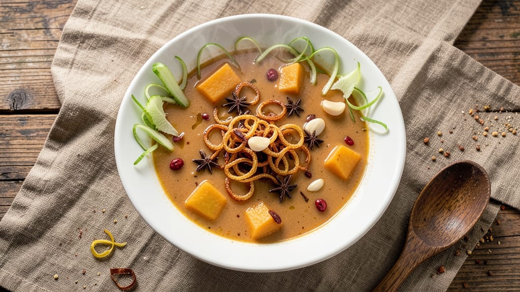 Sweet Potato Soup Chinese Recipe: Fragrant Ginger-Garlic Base With Silky Texture