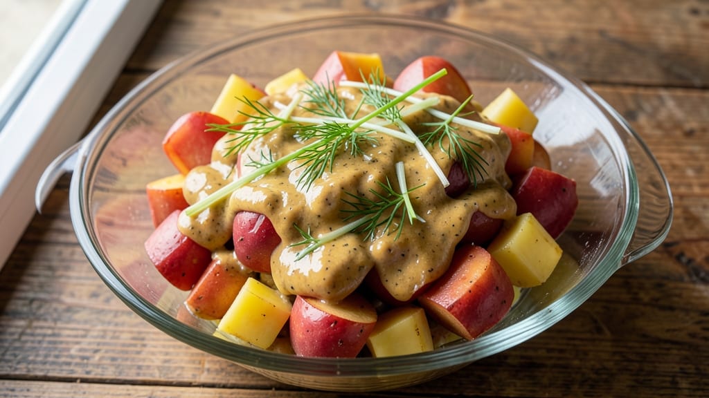All-American Potato Salad Recipe: Cool, Creamy Crowd-Pleaser With Crisp Celery Bites