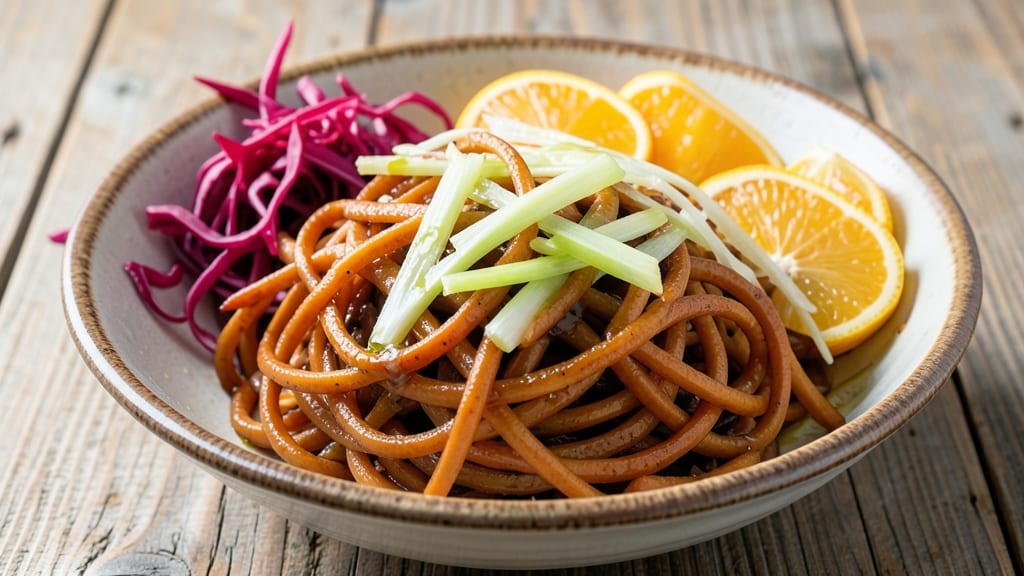 Sweet Potato Slaw Recipe: Crunchy Celery and Citrus Zing