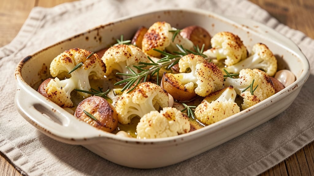 Baked Cauliflower and Potato Recipe: Crispy Edges, Fluffy Hearts in One Pan