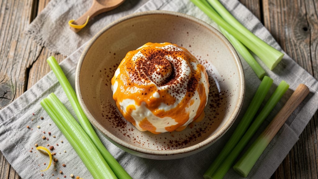 Sweet Potato Cheese Ball Recipe: Crunchy Celery and Creamy Center Magic