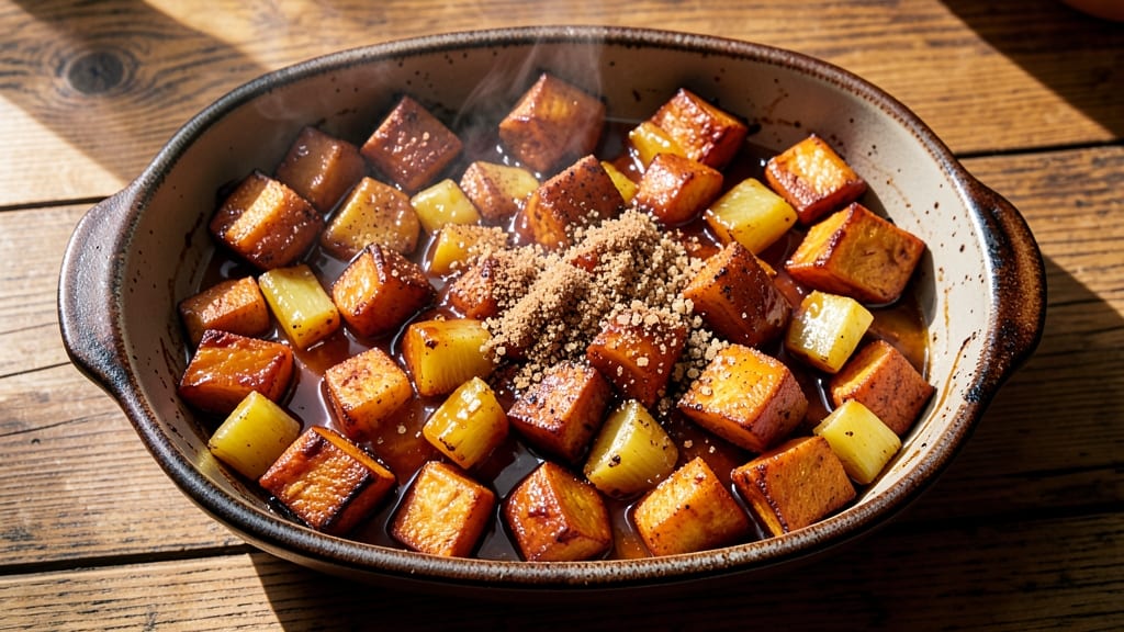 Sweet Potato Pineapple Bake Recipe: Tropical Caramelized Crunch in One Pan