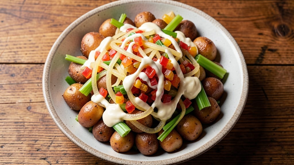 Amish-Style Potato Salad Recipe: Crunchy Celery and Mustard-Free Creaminess