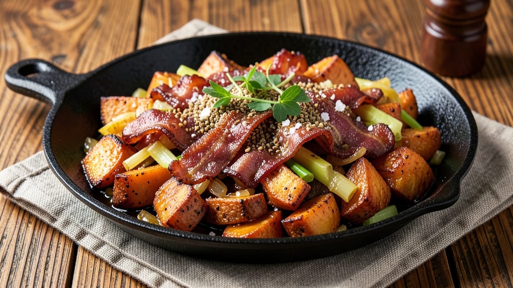 Vessel Kitchen Sweet Potato Hash Recipe: Smoky Cumin and Crispy Celery Bites Magic
