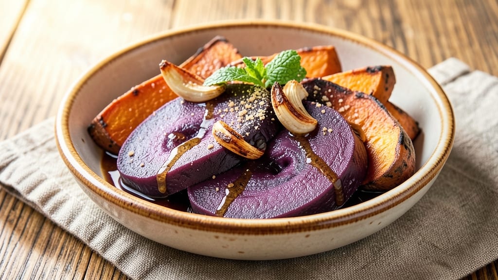Ube Sweet Potato Recipe: Purple Velvet Roast With Caramelized Crunch