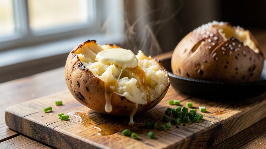 Baked Potato in Pressure Cooker Recipe: Ultra-Fast Fluffy Cores in 15 Minutes