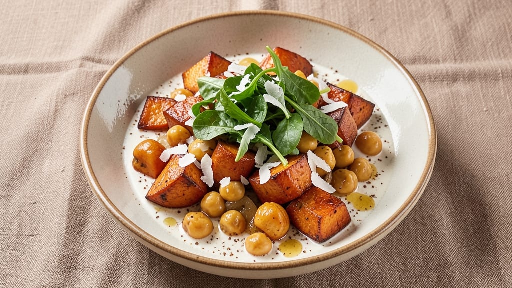 Sweet Potato Chickpea and Spinach Curry Recipe: Spiced Coconut Velvety With Charred Edges